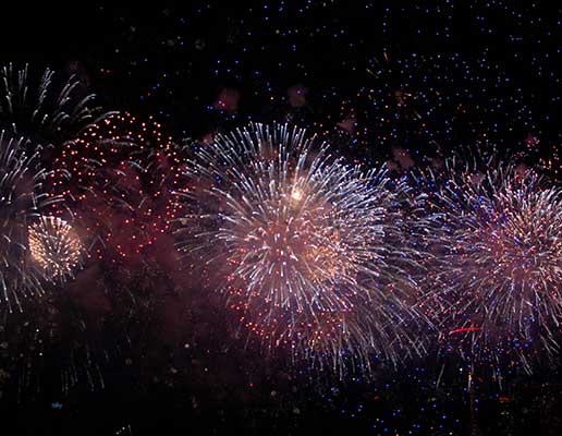 Bonfire & Fireworks display at the Haresfield Beacon
